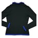 Autumn Cashmere Contrast Trim Cashmere Sweater Blazer Size Small Black Blue