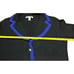 Autumn Cashmere Contrast Trim Cashmere Sweater Blazer Size Small Black Blue
