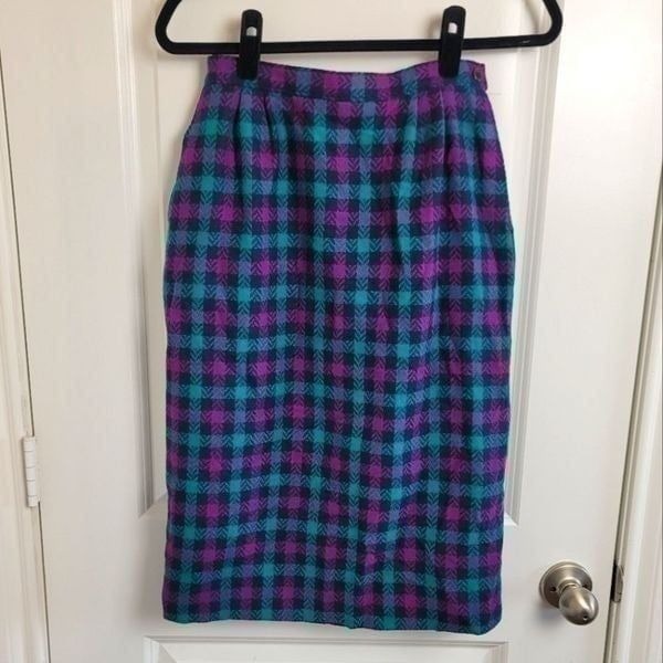 VINTAGE PENDLETON 100% Wool Skirt