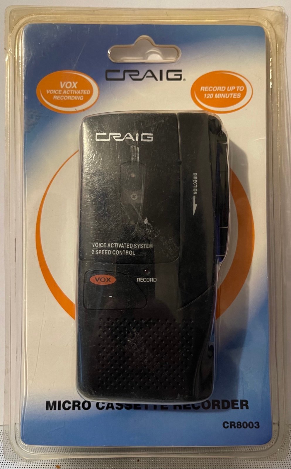 Craig Micro Cassette Voice Recorder Dictaphone Voice Activated Recording NEW