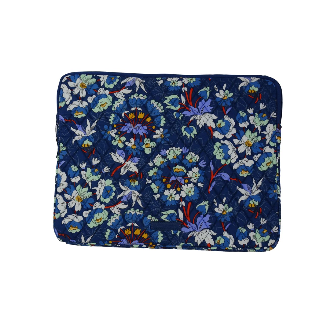 VERA BRADLEY Laptop Sleeve Case Factory Style FLORAL BURSTS Floral Blue NWT 59