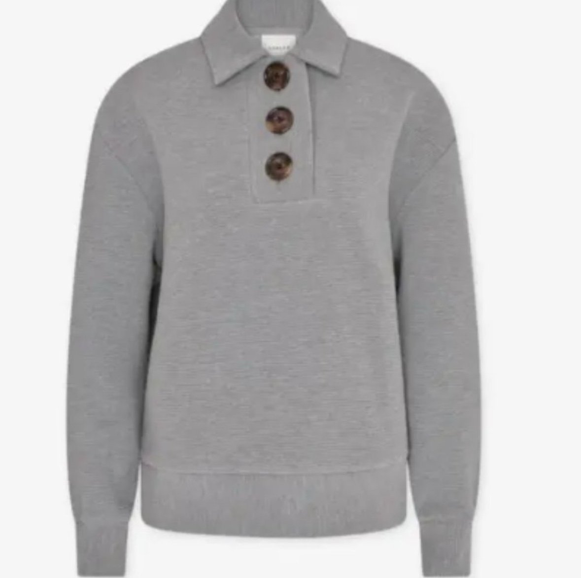 Varley Andale Sweat Grey Marl EUC Women’s Size Small