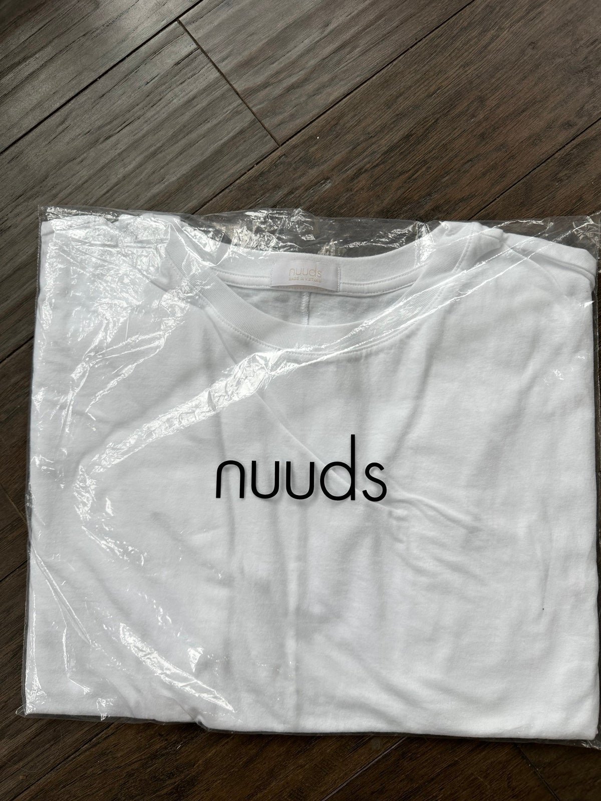 Nuuds WHITE Muscle T shirt Womens size XL Sold Out NEW