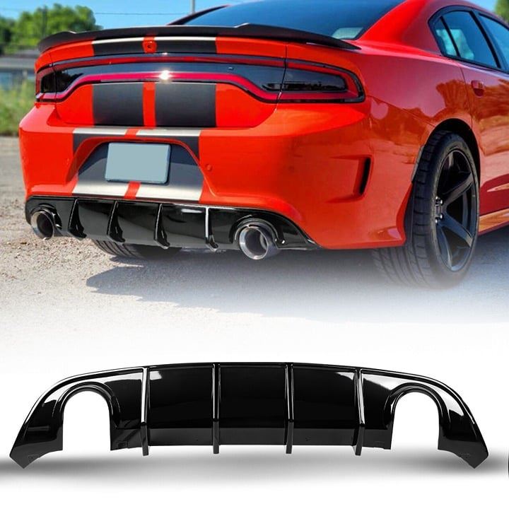 2015-2023 Dodge Charger SRT Rear Lip PG Style Gloss Black Brand New