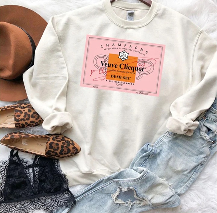 Veuve Champagne Sweatshirt The Perfect Drinking Shirt