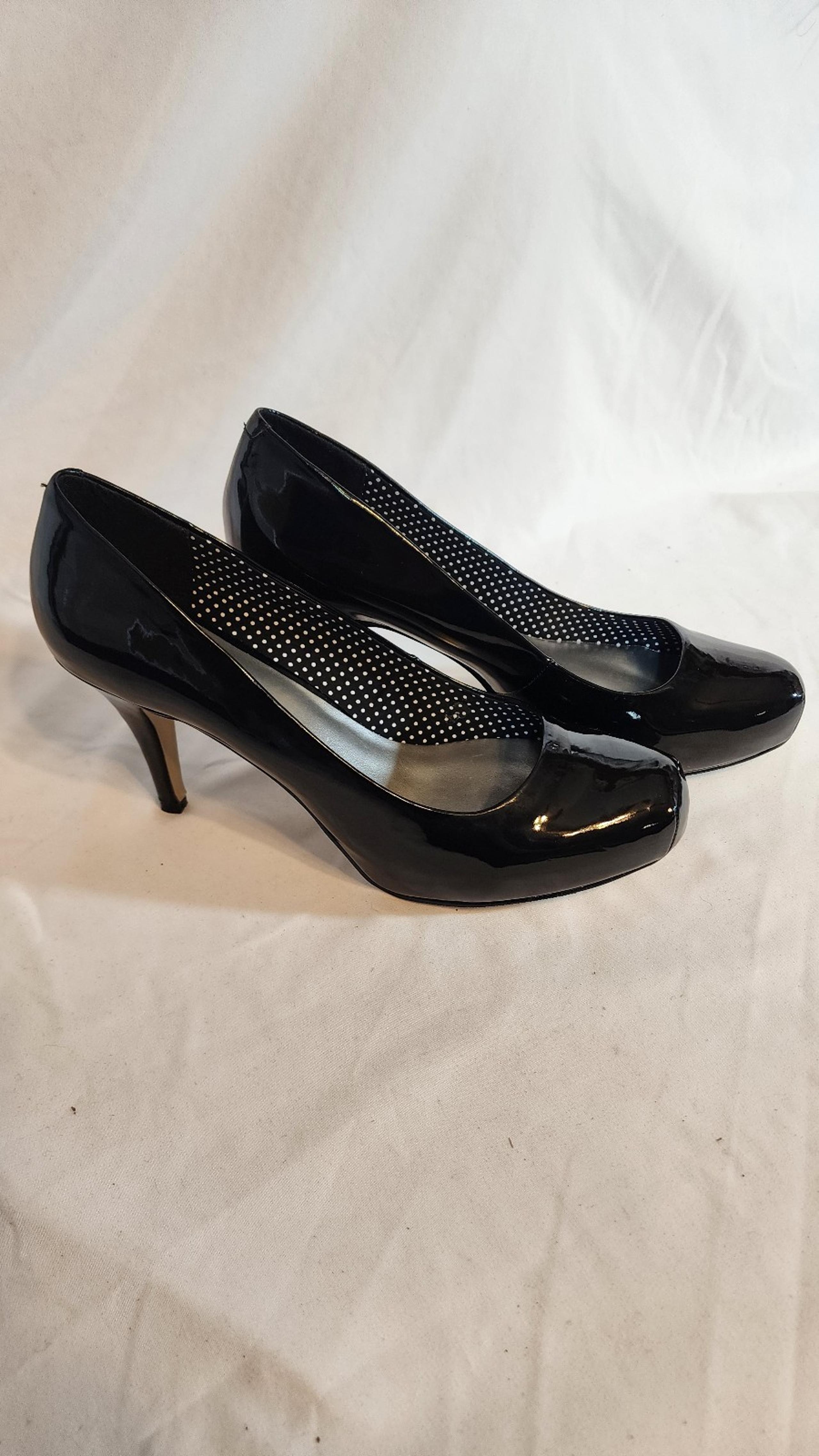 Madden Girl Black Patent High Heel Platform Shoes