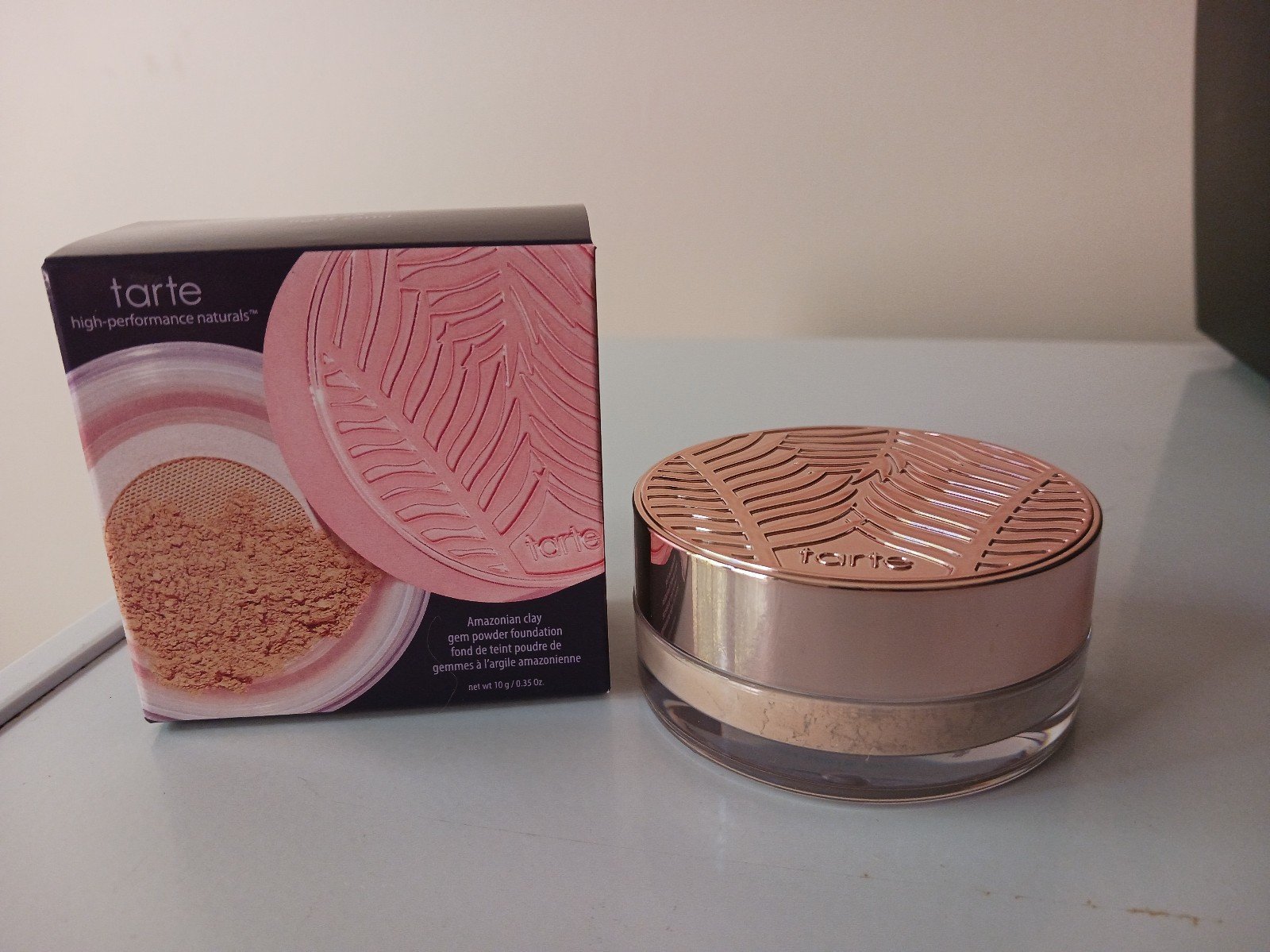 Tarte Amazonian Clay Gem Powder Foundation 22S LIGHT SAND Full Size BNIB 0.35oz