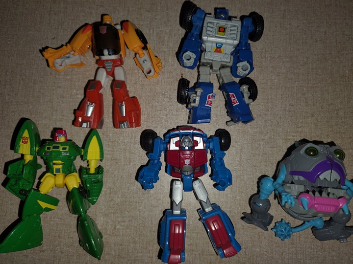 Transformers Power of the primes and Titans Return lot of 5