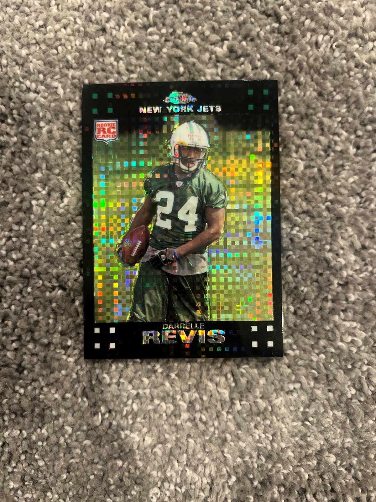 2007 Topps Chrome Xfractor Darrelle Revis RC