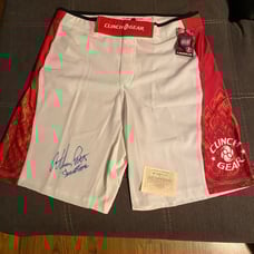 ANTHONY SHOWTIME PETTIS (UFC) signed Clinch Gear MMA Fight Shorts w/ Auto COA