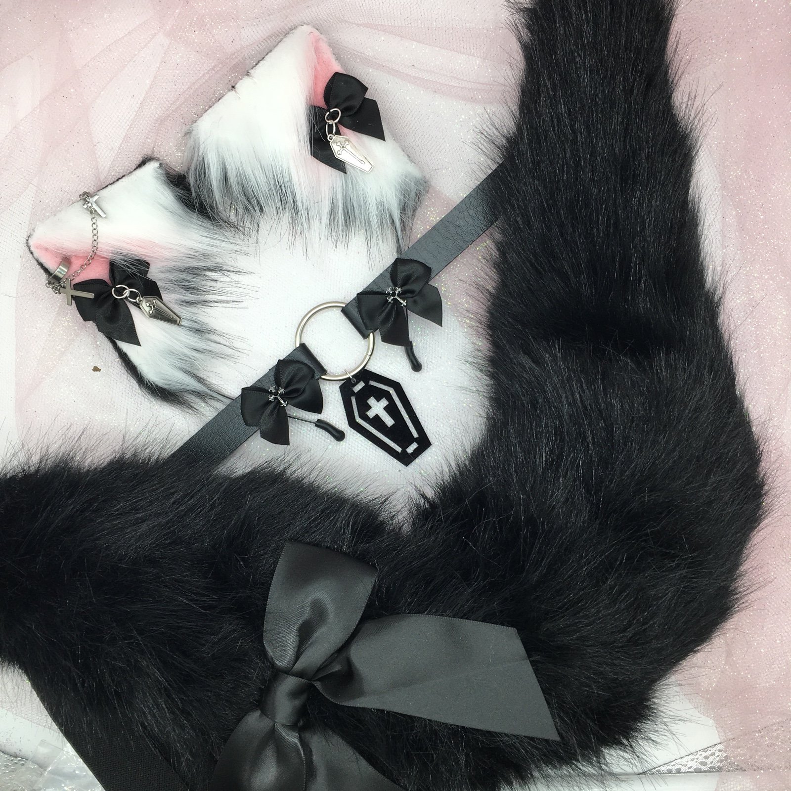 Kitten costume ears tail