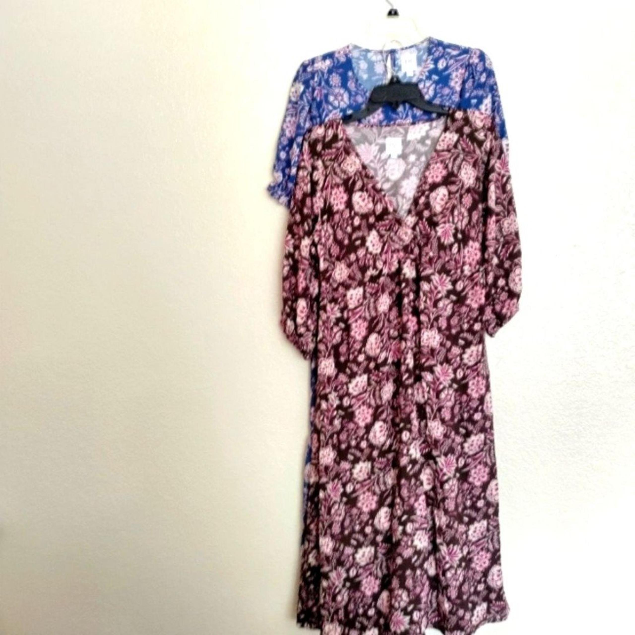 GAP Maternity lot of 2 floral maxi dresses sz S