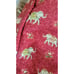 Wilkinson King Red Elephant Print Pillow Shams 21 X 36” Cotton/ Polyester Set 2
