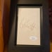 George Brett Mint Cut Autograph Framed (JSA)