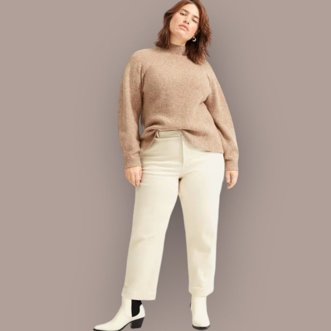 Everlane The Straight-Leg Crop in Sandstone 0
