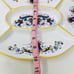 Sur La Table Pottery Extra Large Painted Divided Antipasto Platter Made In Italy
