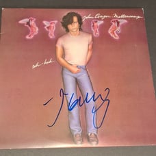 John Cougar Mellencamp autographed vinyl JSA COA