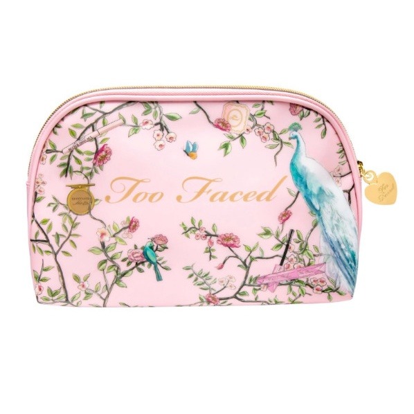 ✨ NEW Too Faced Peacock Pink Make Up Bag