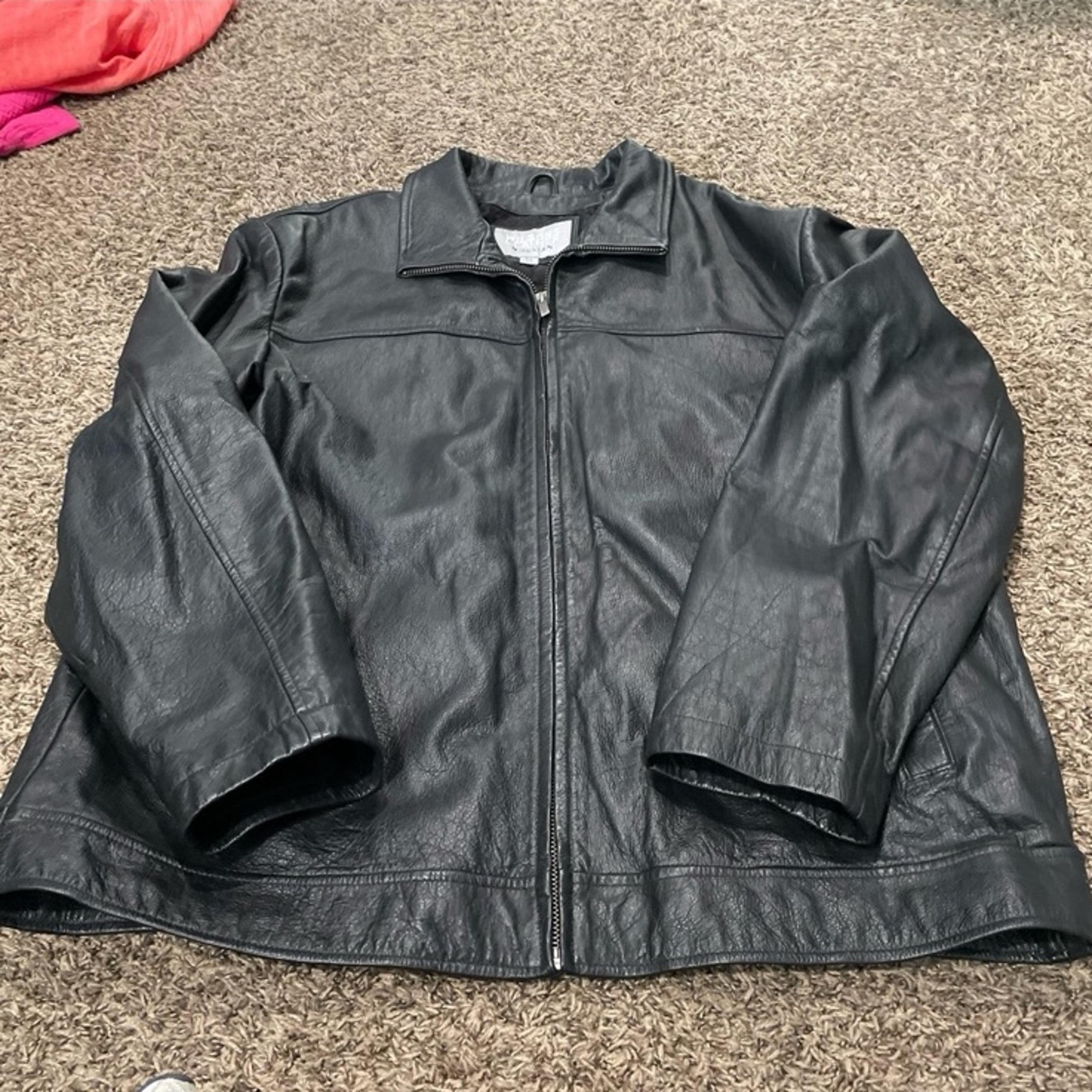 Wilson’s leather M.Julian vintage 100% leather black jacket men’s XL