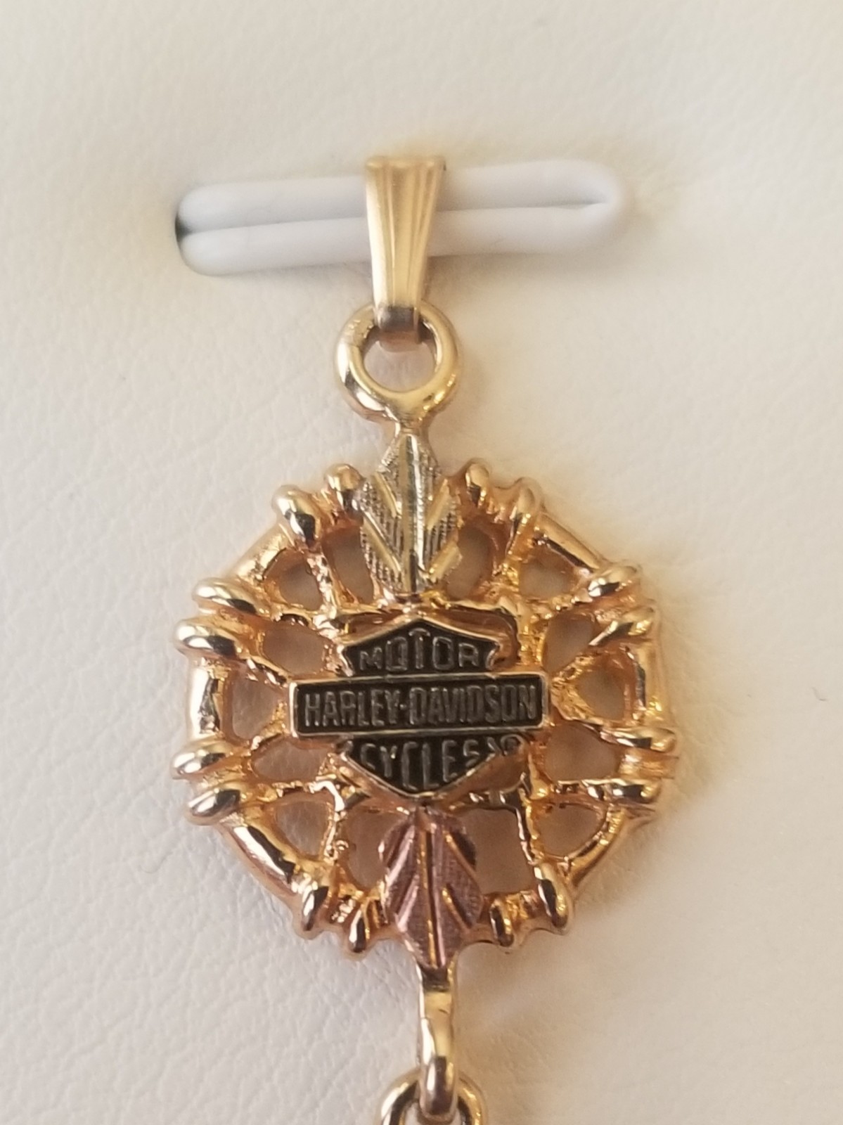 10K Gold Harley Davidson Pendant