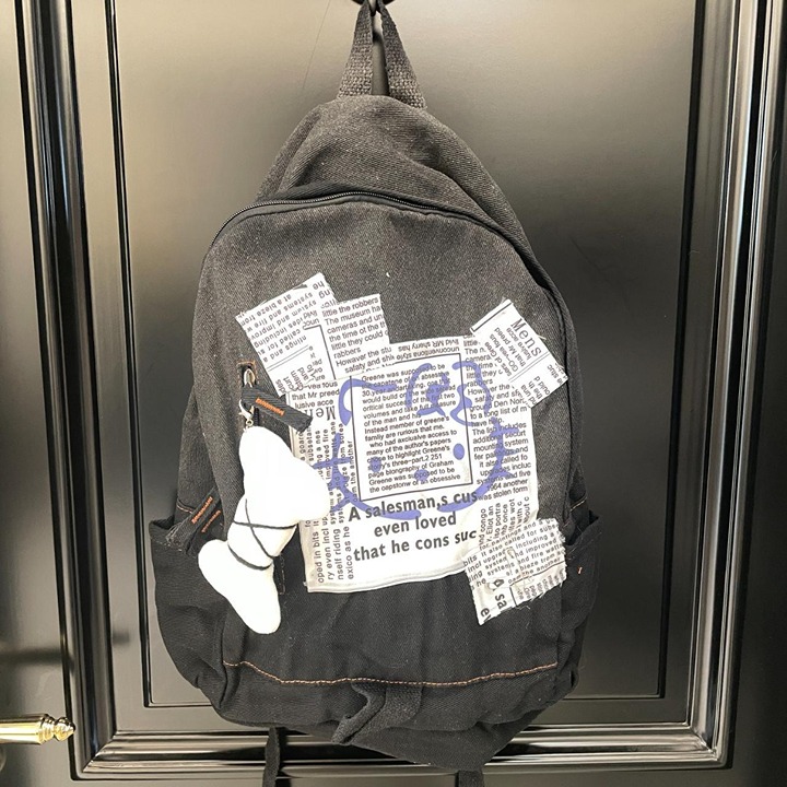 Super cute!!Y2k Handmade vintage backpack that can hold everyday essentials for