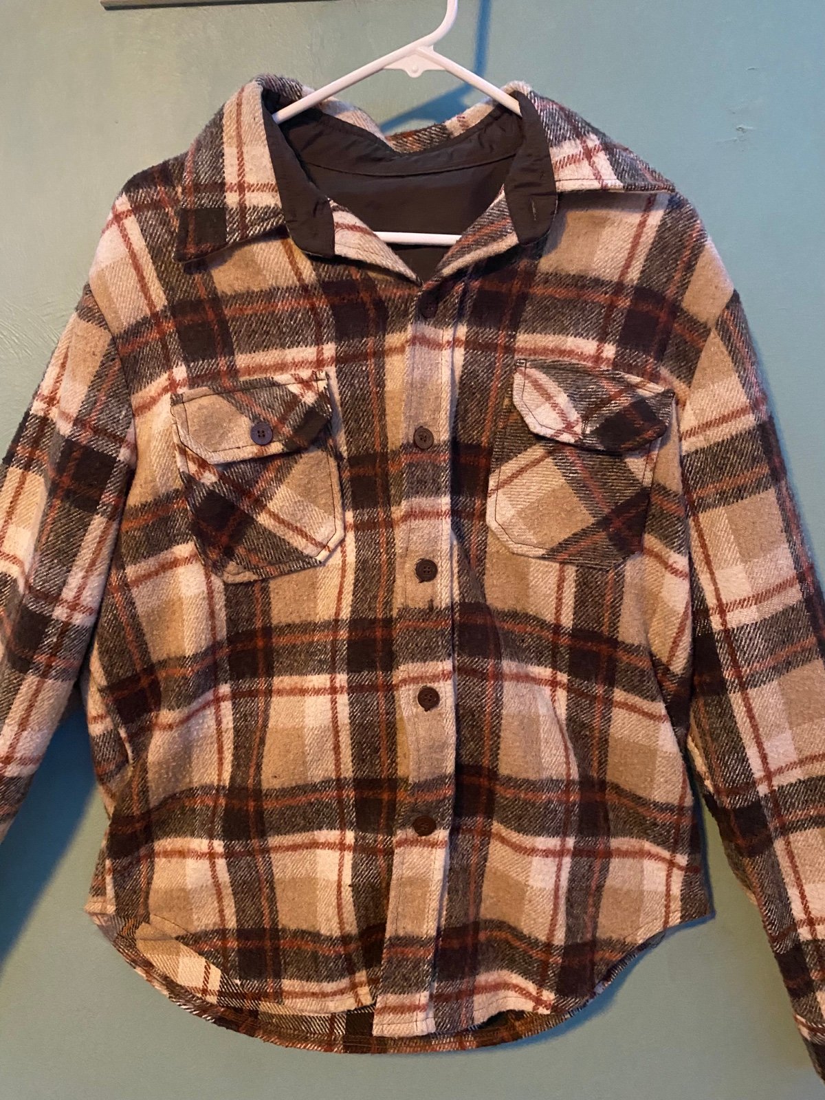 Vintage Men’s insulated flannel jacket