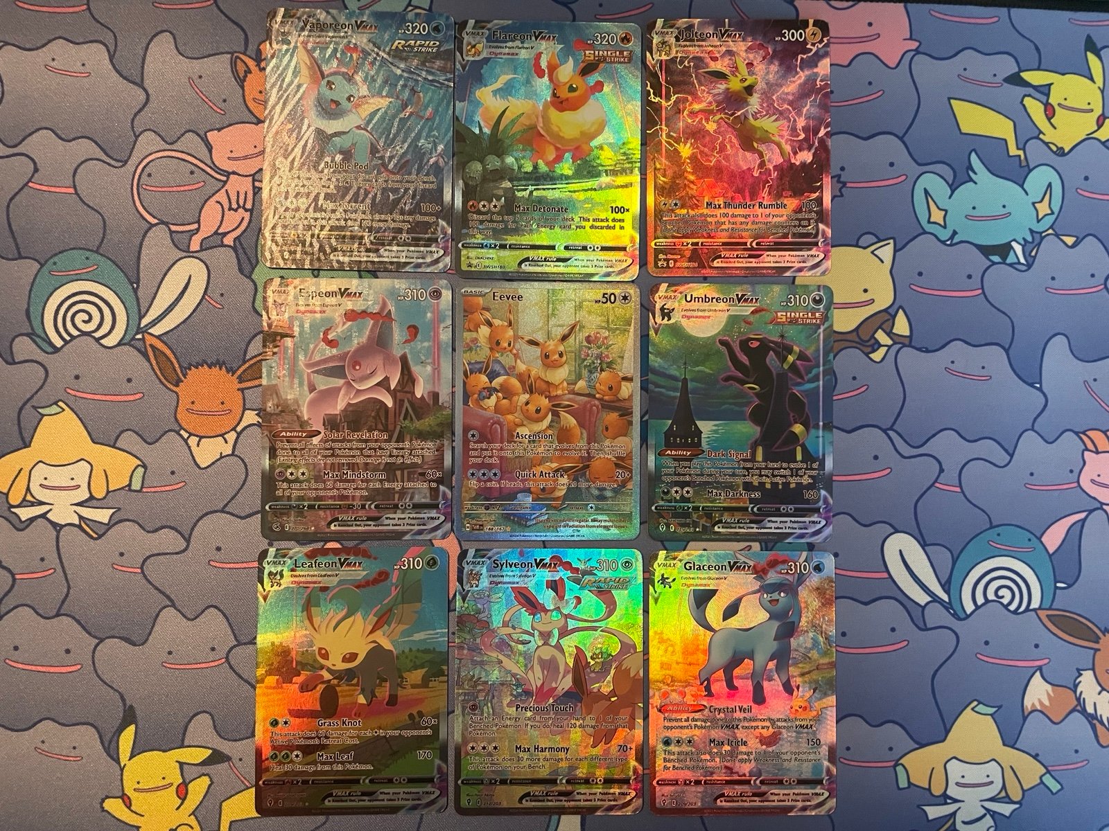 Pokémon eeveelution Bundle Umbreon Espeon Jolteon Vaporeon Proxy/customs