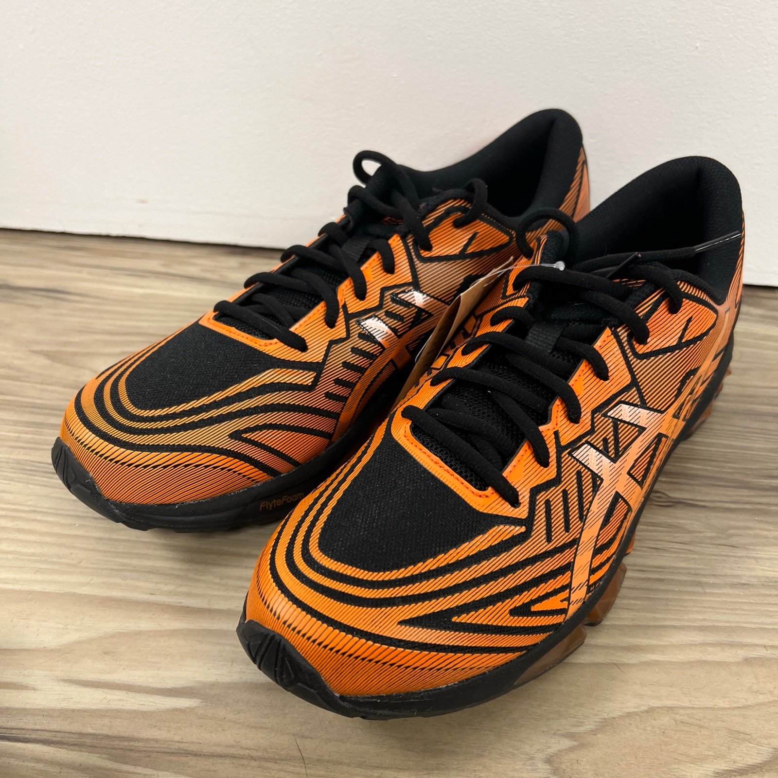 ASICS Gel Quantum 360 VII Orange Black Running Shoes 1201A867 Mens Size 11 NWOB