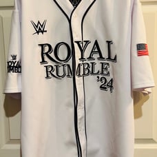 WWE Official Merchandise 2024 Royal Rumble Baseball Jersey Size XL