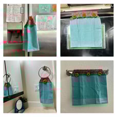 4pcs kitchen/bath hand towels NWOT