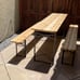 3 Pieces Folding Wooden Picnic Table Bench Set L2