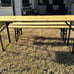 3 Pieces Folding Wooden Picnic Table Bench Set L2