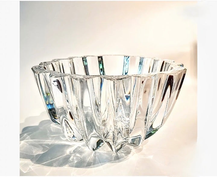 OREFFORS CRYSTAL BOWL - VINTAGE 1970’s- SIGNED