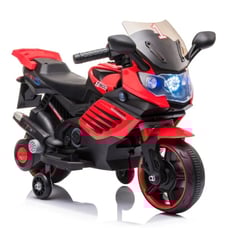 Single Drive 6V 4.5A.h Children's Motorcycle without Remote Control Red YF