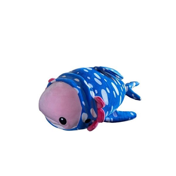 Jumbo NWT Mochipuni Wooper Looper Soft Plush Fish