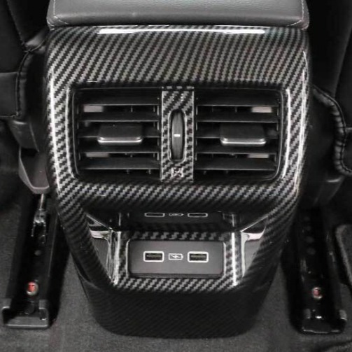 New Honda Civic 11th 2022-2024 ABS Carbon Fiber Look Rear AC Outlet Vent Cover