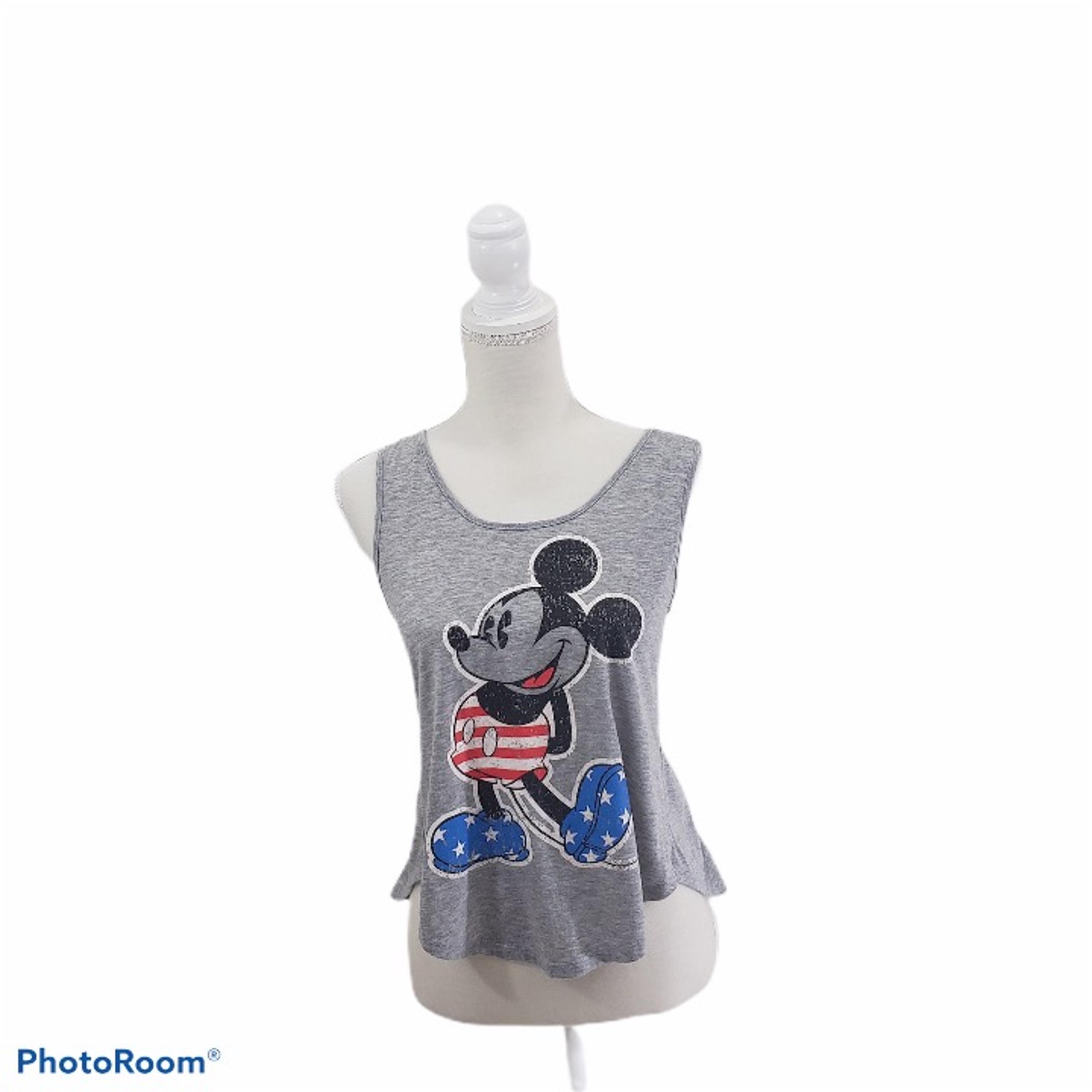 Disney Grey Mickey Mouse Tank Top Junior