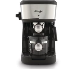 Espresso, Latte, Cappuccino, Americano Coffee Maker With Milk Frothing Wand