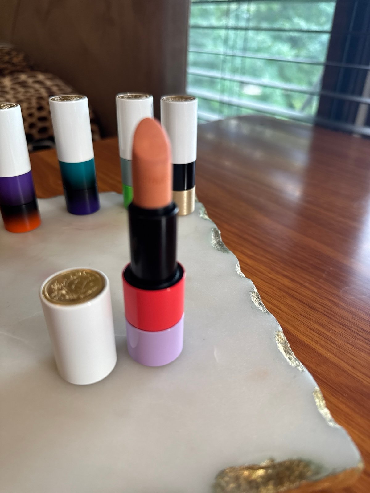 Hermes shiny listick in 05 Brillant Beige D’eau/new/arm swatched ones/no pouch/