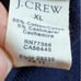 J Crew Sweater Men Size XL Cotton Cashmere Blend Navy Blue LS V-neck Classic