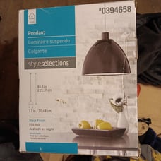 HOME 12in Pendant Light (x2)