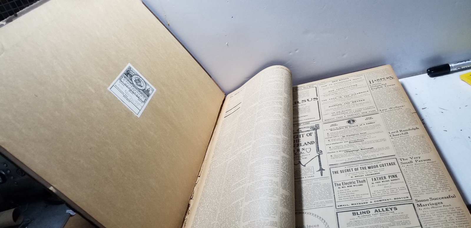 Vintage Book. The Sun Newspaper Nov Dec 1906. All Pages