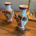 Fitz & Floyd Noel candlestick holders (2)