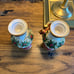 Fitz & Floyd Noel candlestick holders (2)