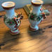 Fitz & Floyd Noel candlestick holders (2)