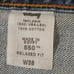 Levi's 550 Jean Shorts Men 38 Blue Denim Bermuda Relaxed Casual Grunge Dad EUC