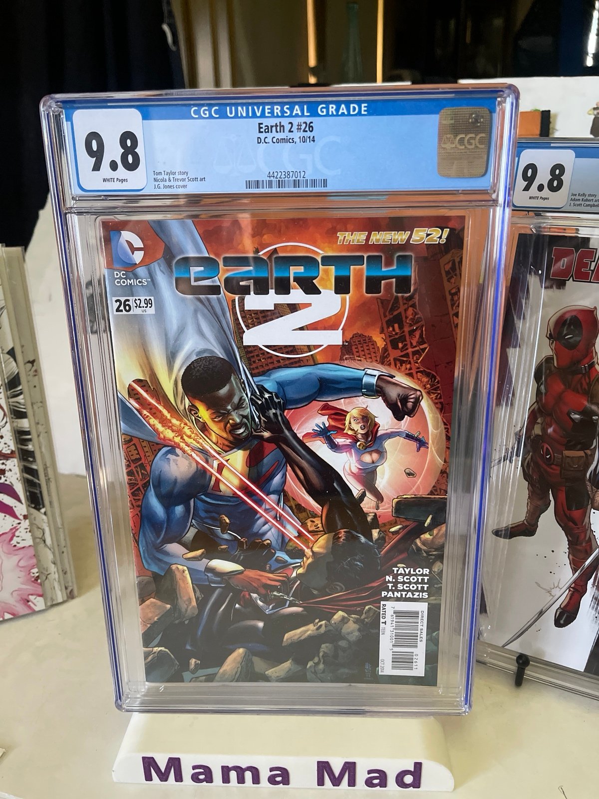 Earth 2 #26 CGC 9.6 2nd Zod Cover