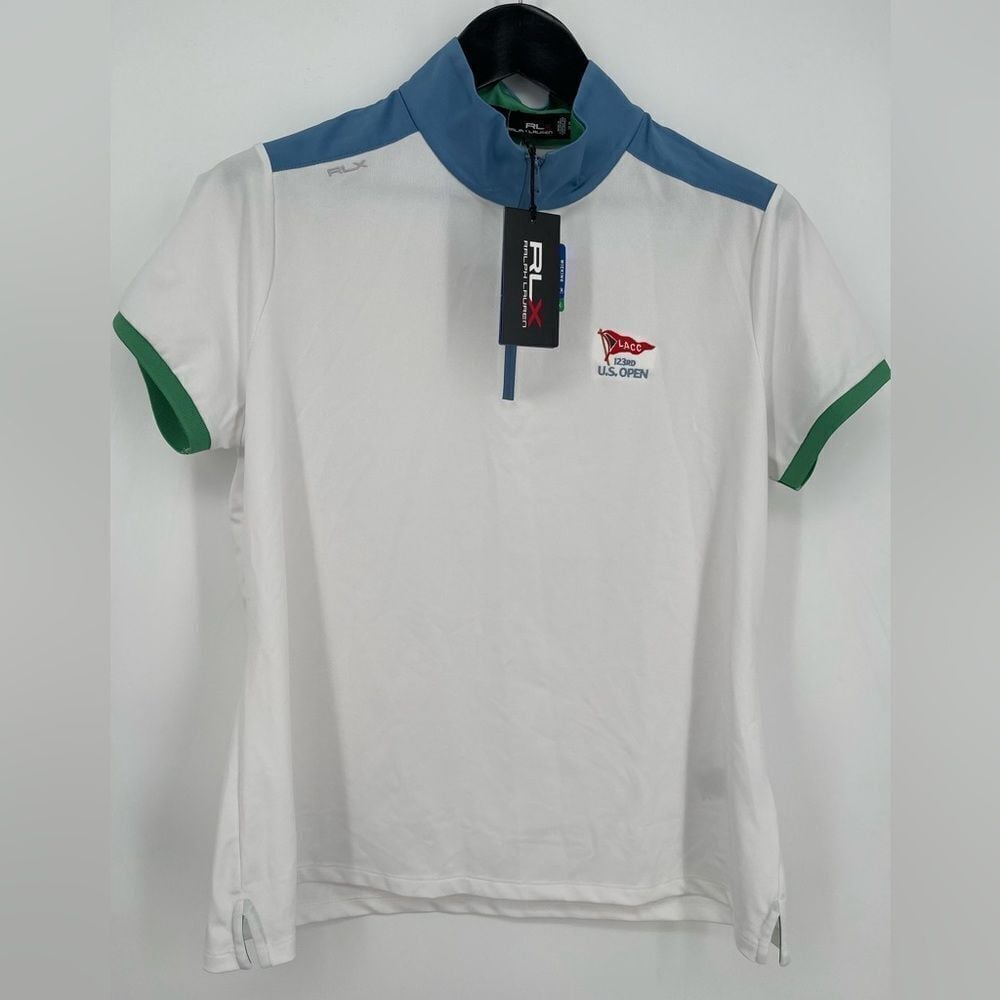RLX Ralph Lauren 123rd US Open Golf Shirt size LG NWT