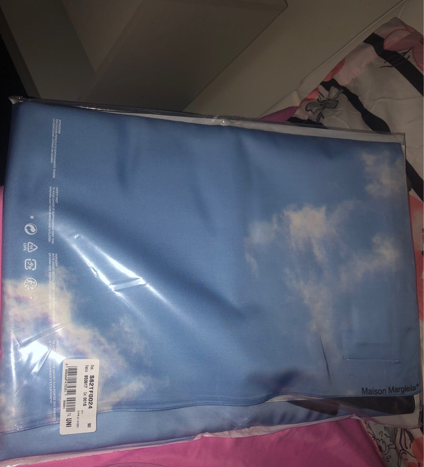 Mm6 maison margiela graphic print scarf