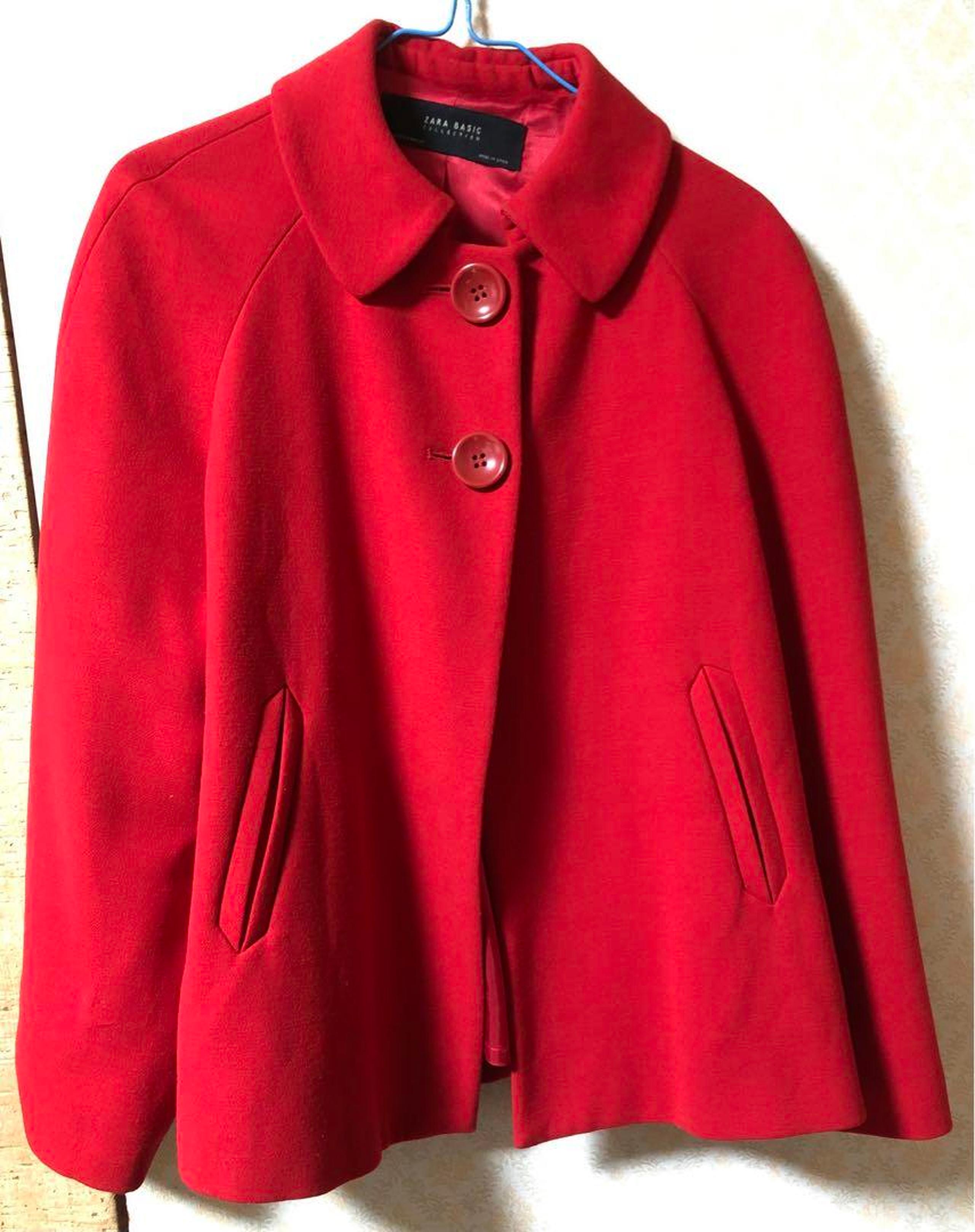 Zara Women's Poncho Jacket, Folded Small for Shipping